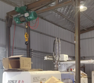 鋼絲繩電動葫蘆適合吊裝環(huán)保設備